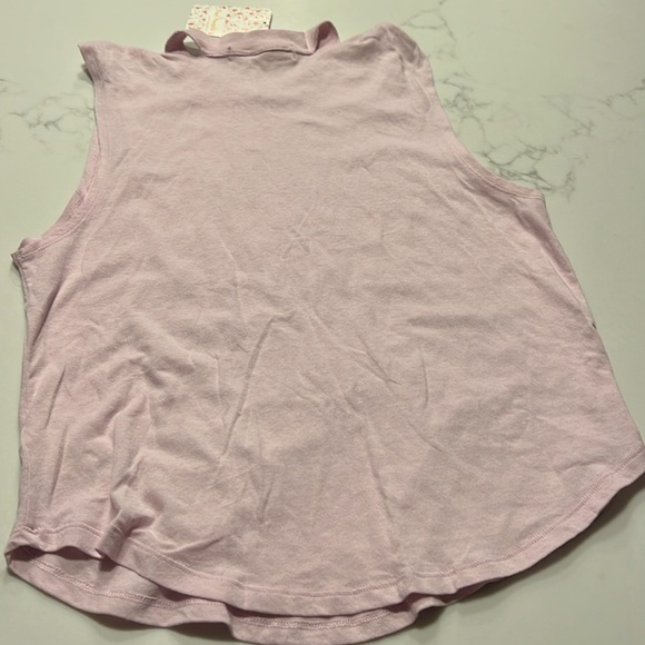 NEW Free People Sleeveless Top with KnotTies @ Shoulders | Small | Blush Lilac - Picture 4 of 7